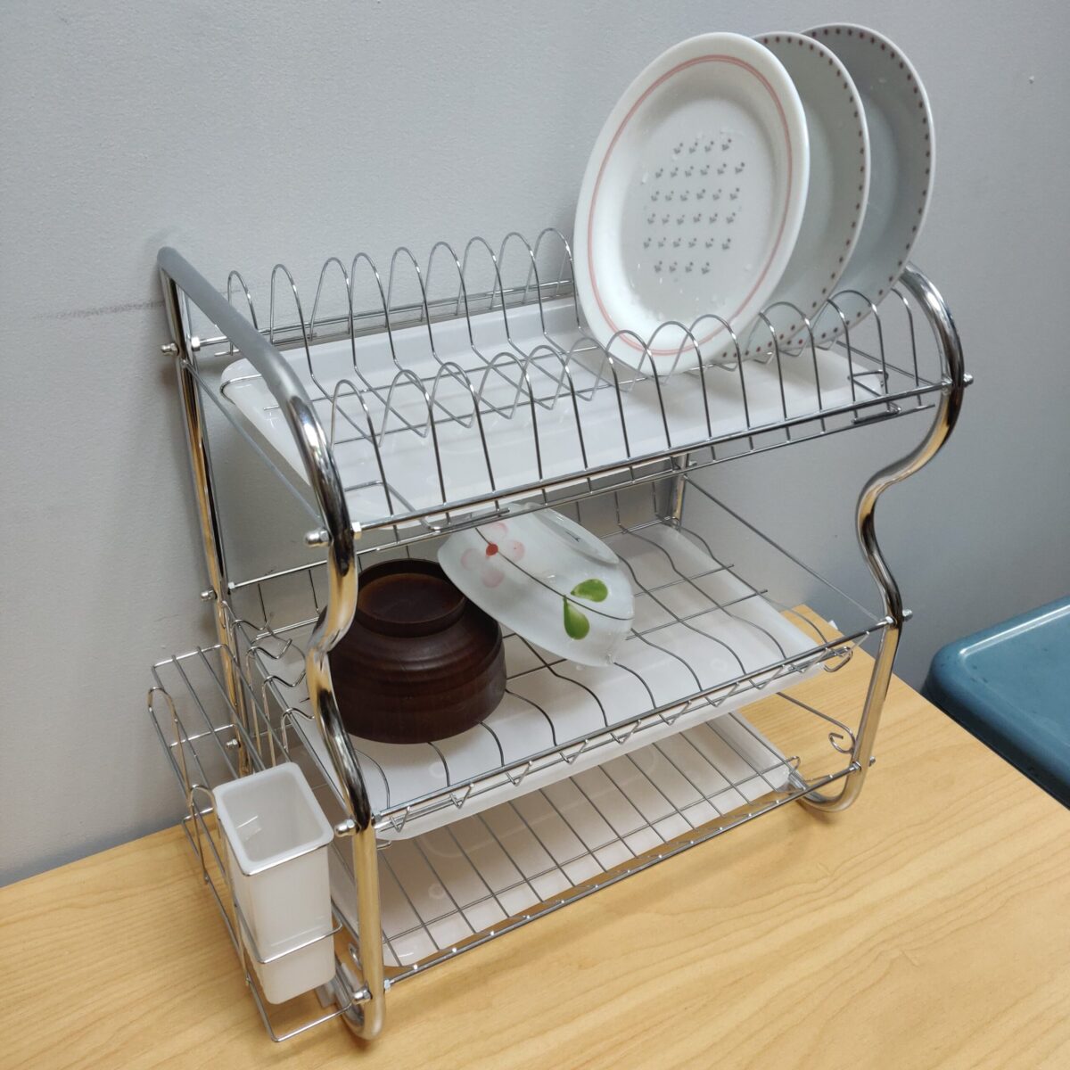 Stainless Steel three-tier Dish Rack - Image 3