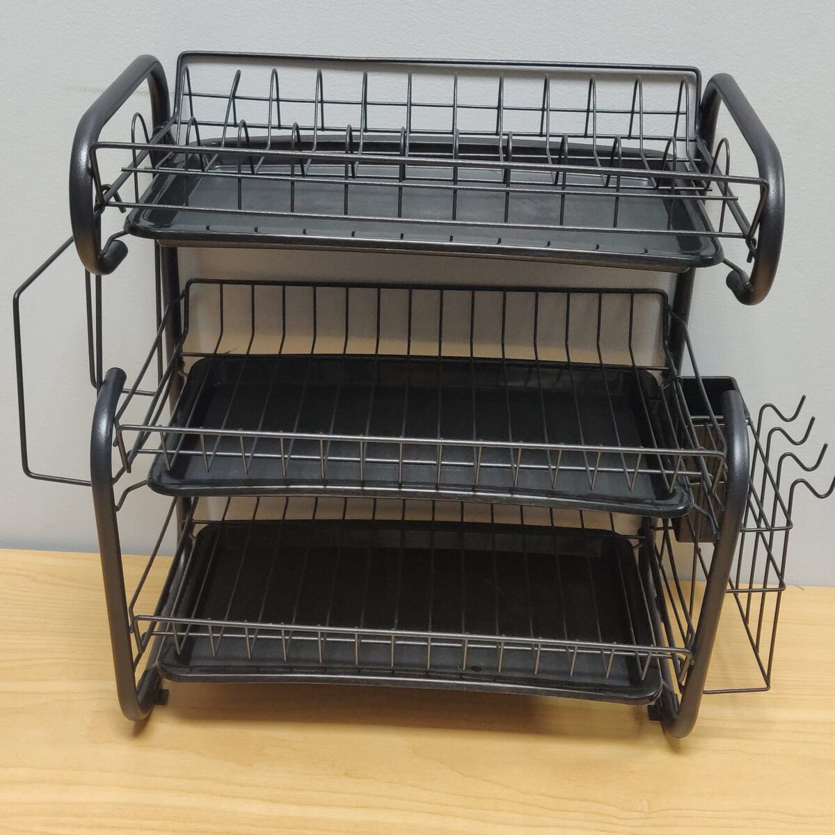 Matt Black Three-tier Dish Rack - Image 14