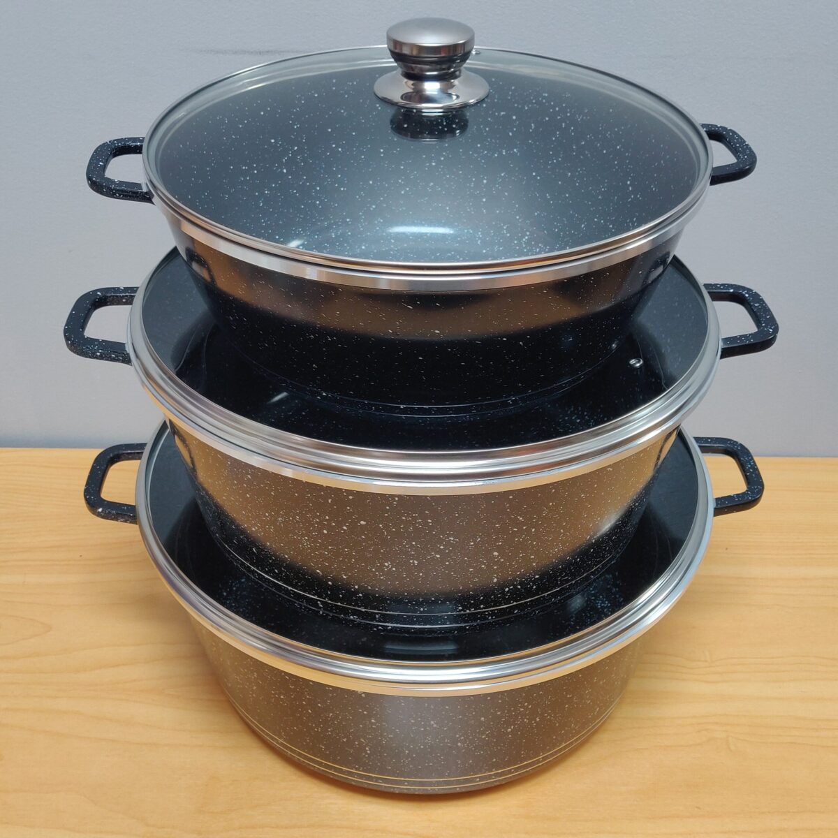 Non-stick alumiunium pot (3pcs)