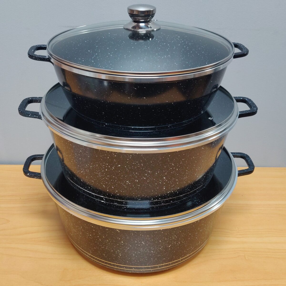 Non-stick alumiunium pot (3pcs) - Image 8