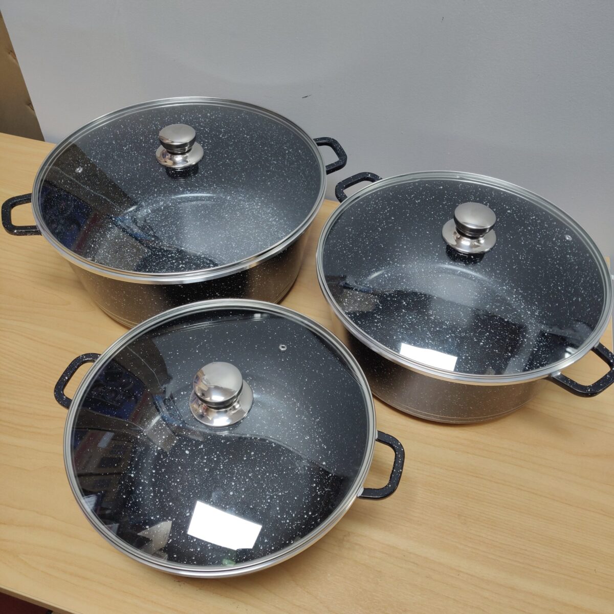 Non-stick alumiunium pot (3pcs) - Image 2