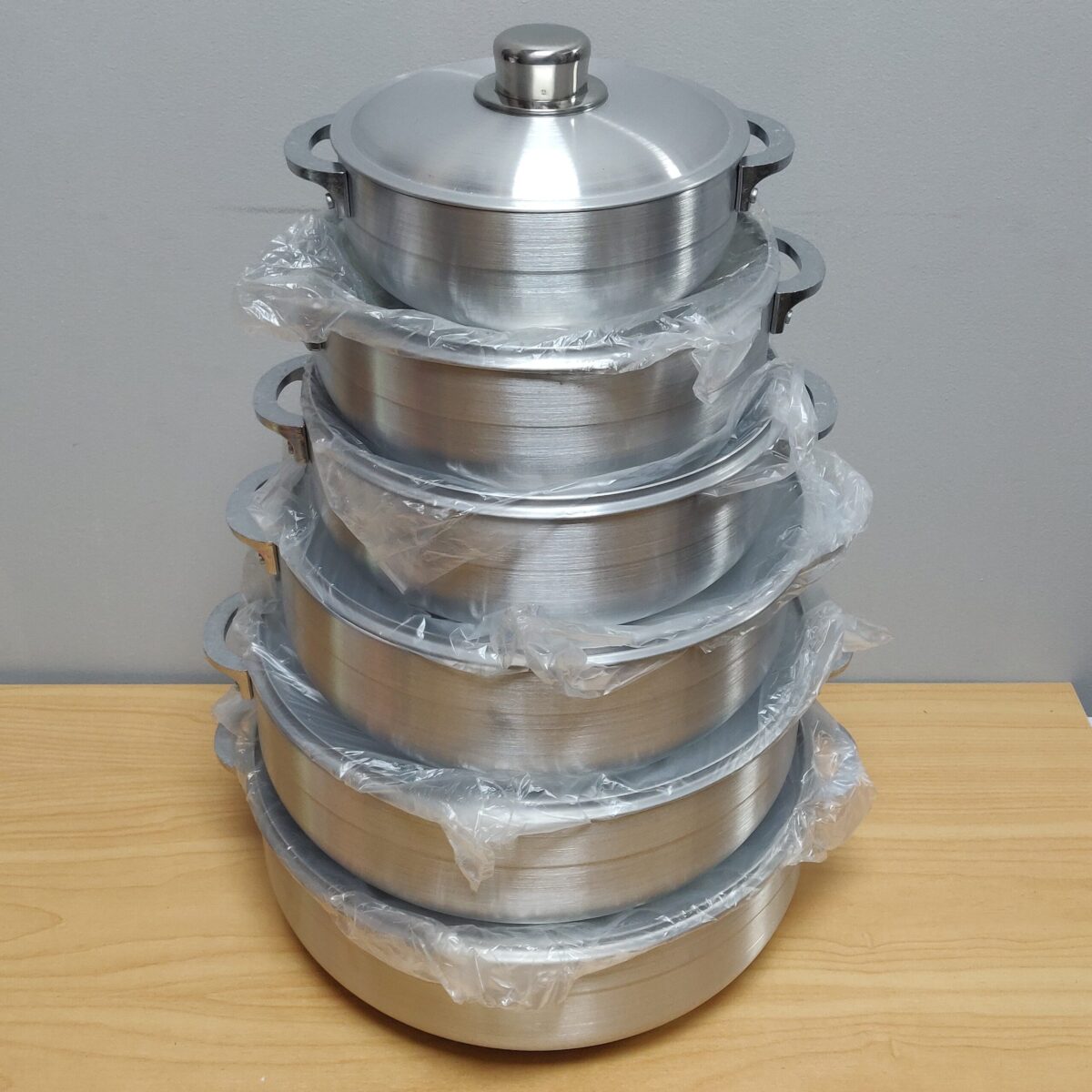 Aluminium pots (6pcs) - Image 9