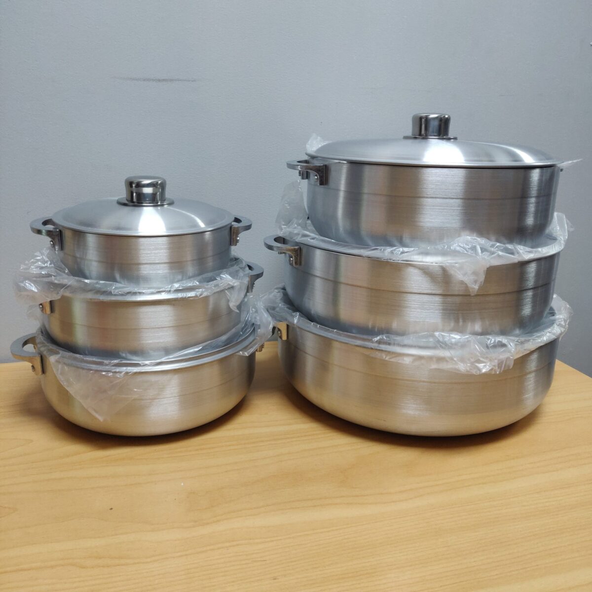 Aluminium pots (6pcs) - Image 7