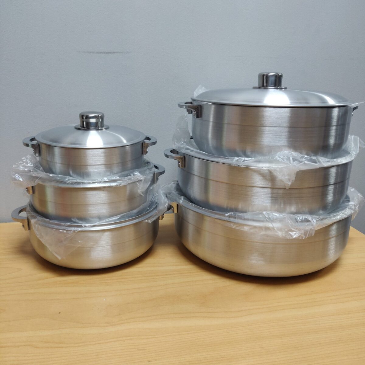 Aluminium pots (6pcs) - Image 5