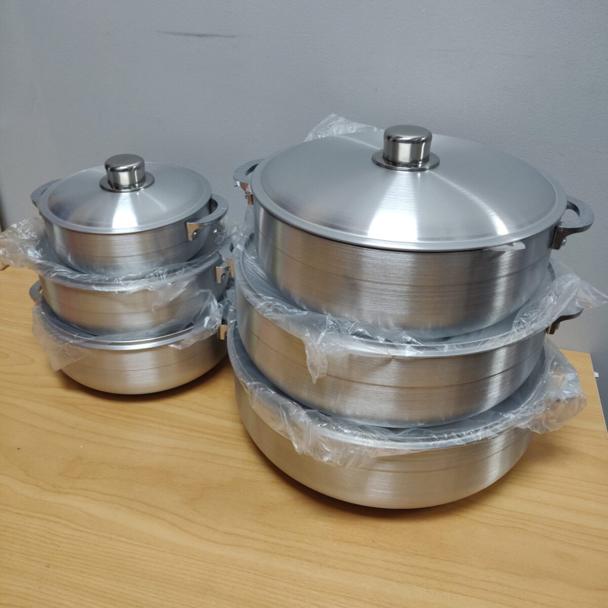 Aluminium pots (6pcs) - Image 8