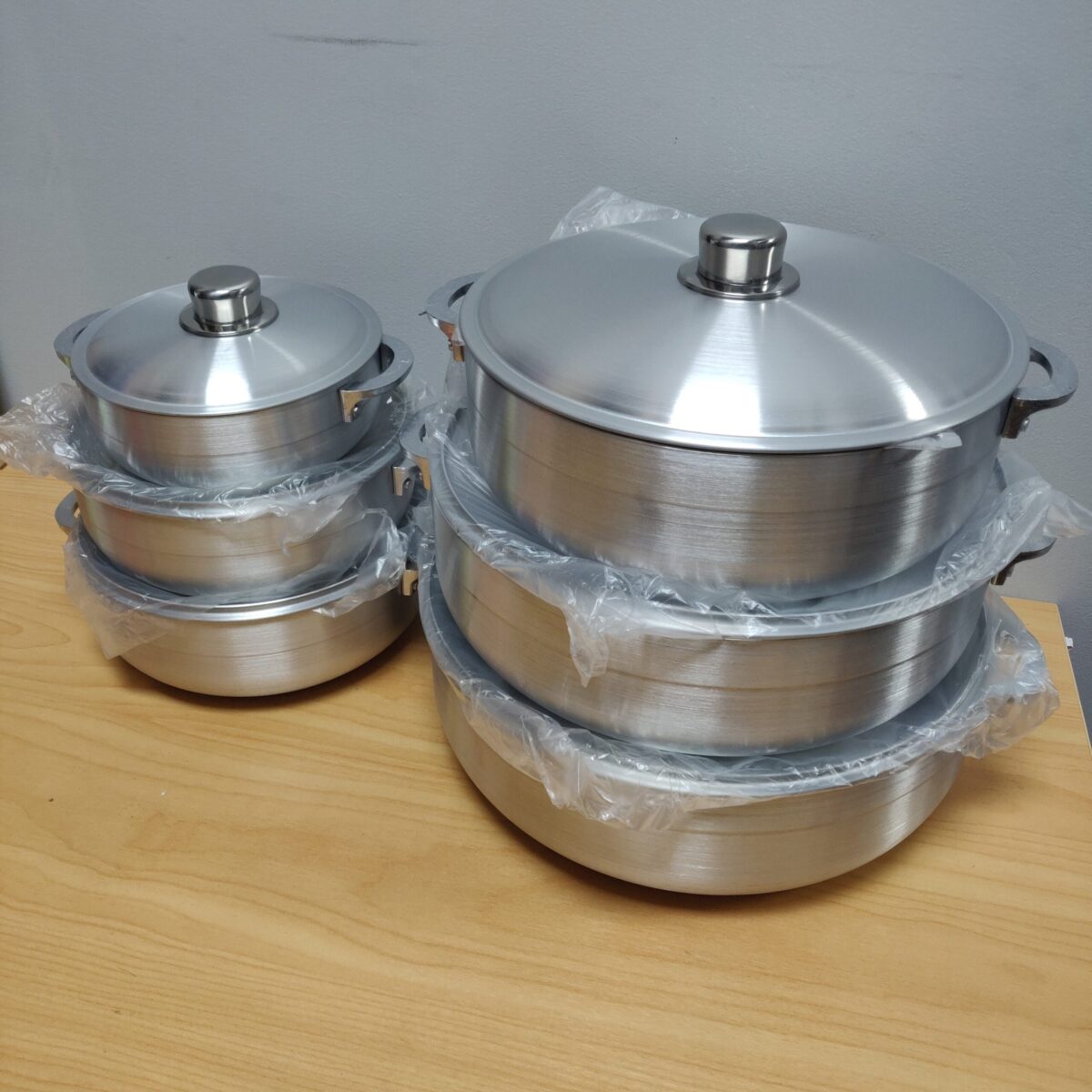 Aluminium pots (6pcs) - Image 10