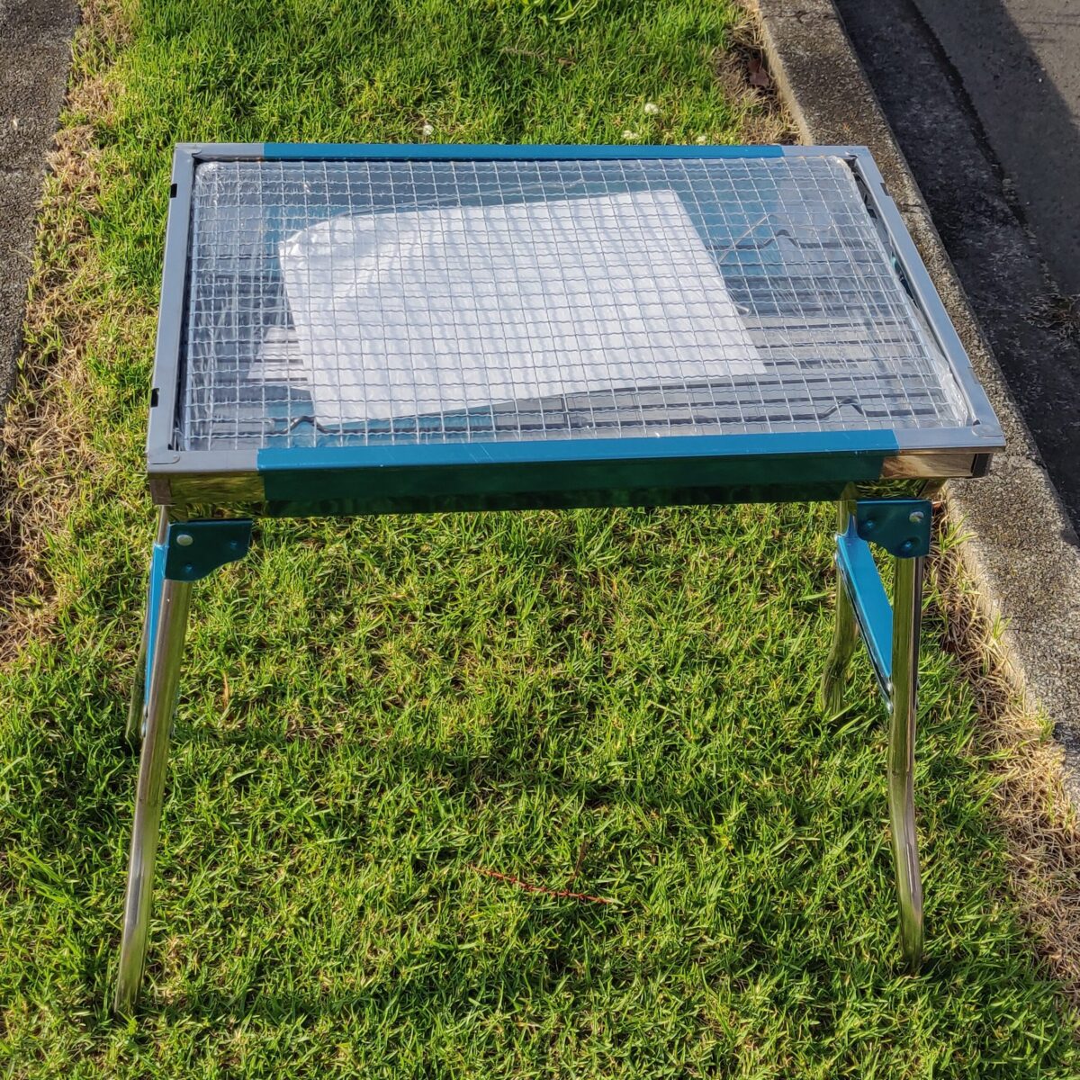 BBQ charcoal grill 48cm long - Image 2