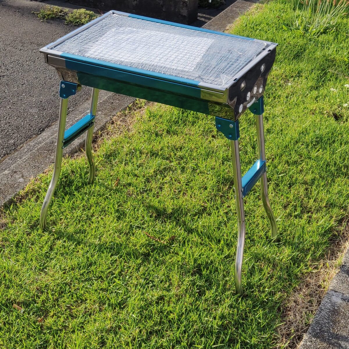 BBQ charcoal grill 48cm long - Image 6