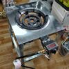 Double ring burner gas stove with stand - Image 4