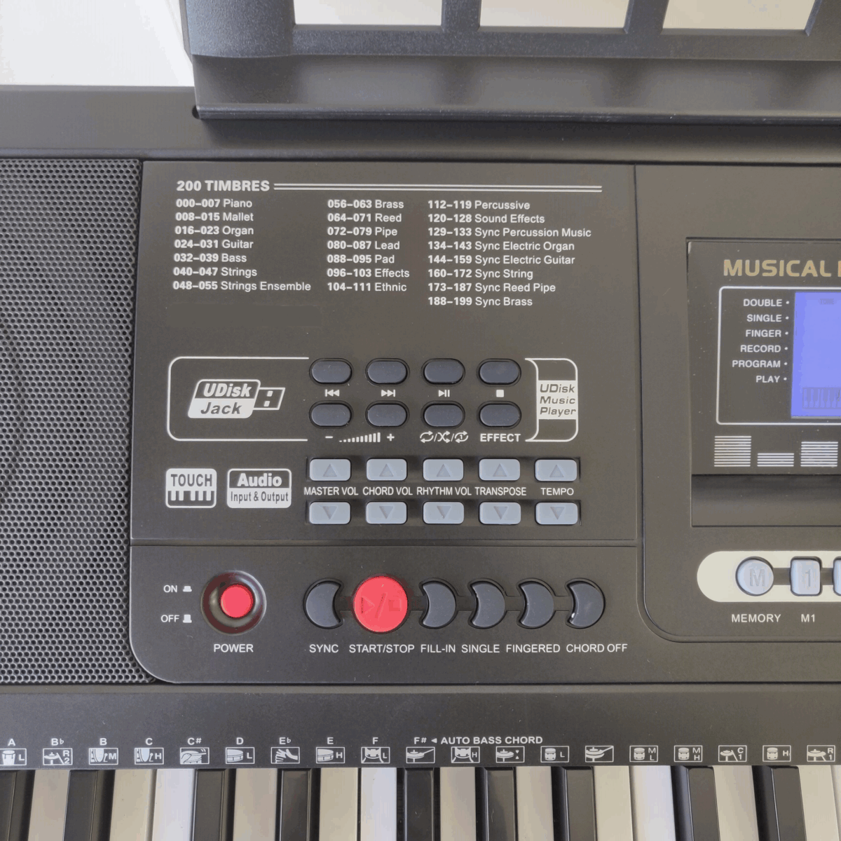 Keyboard Piano 61 Keys +Touch Sense + Vibrato - Image 5