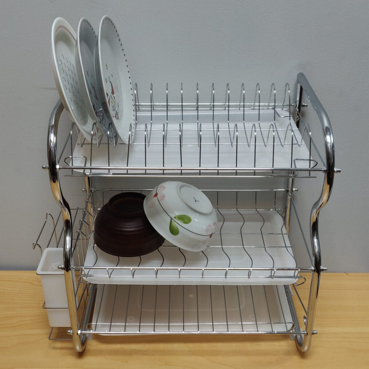 Stainless Steel three-tier Dish Rack