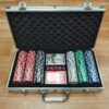 Poker game set with case (300pcs)