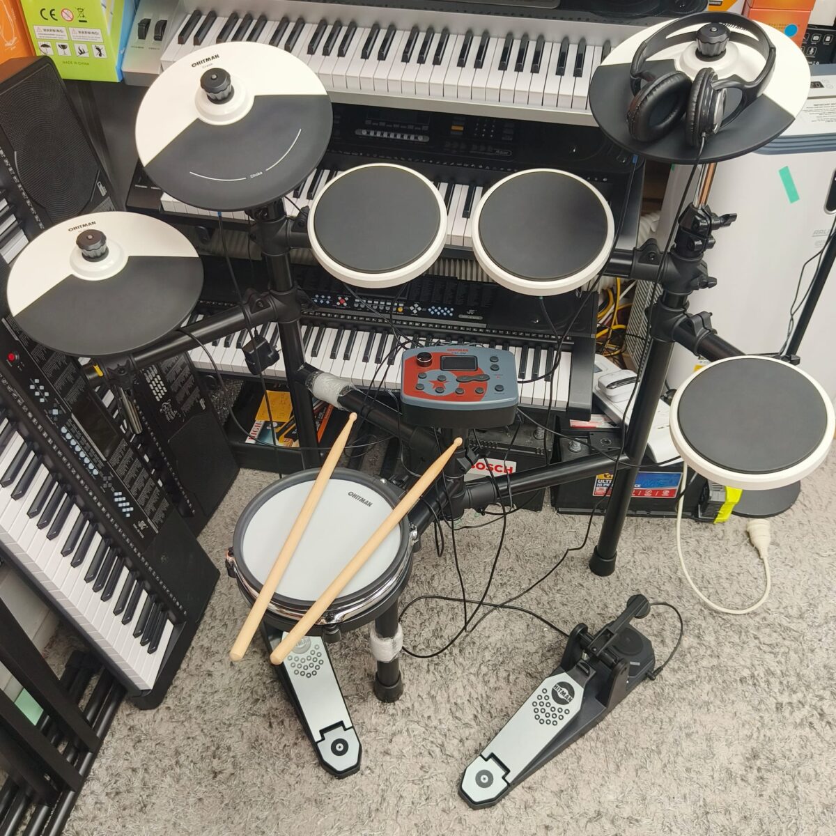 Electric drum set