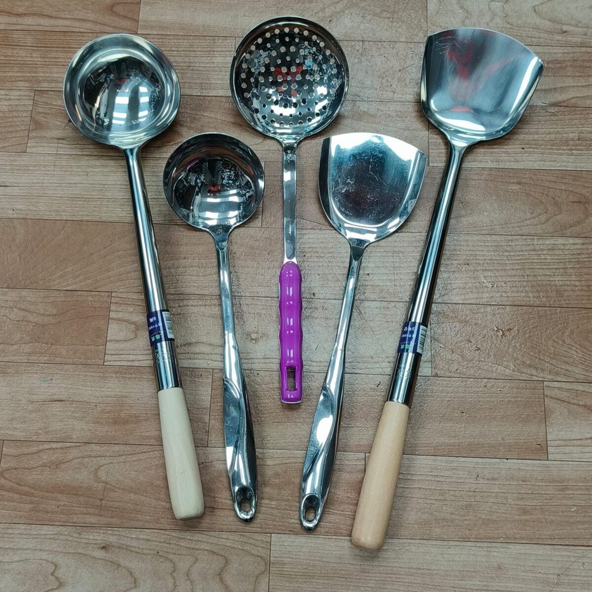 Stainless steel 5pcs kitchen Utensils set - Image 2