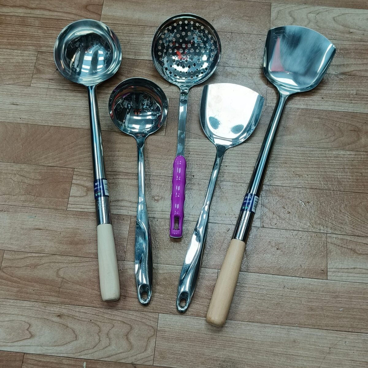 Stainless steel 5pcs kitchen Utensils set - Image 3
