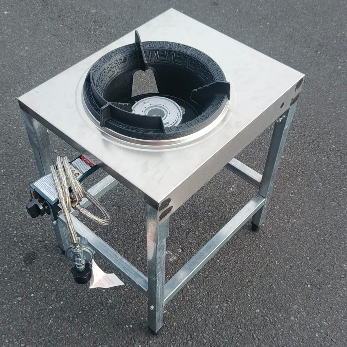 Large high pressure gas burner with stand - Image 3
