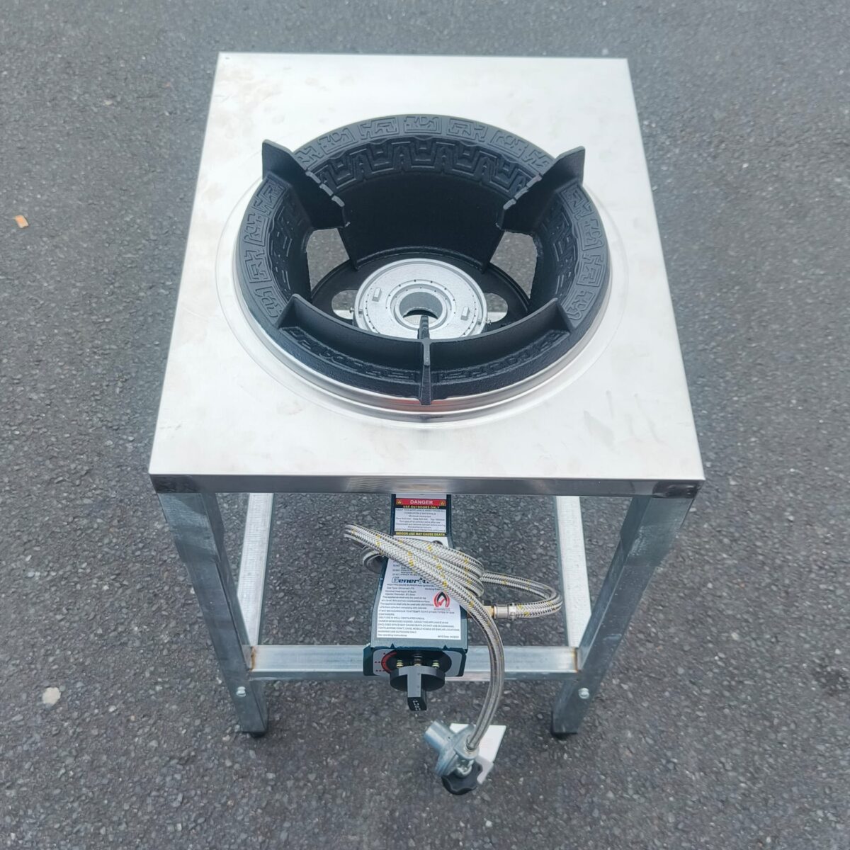 Large high pressure gas burner with stand - Image 4