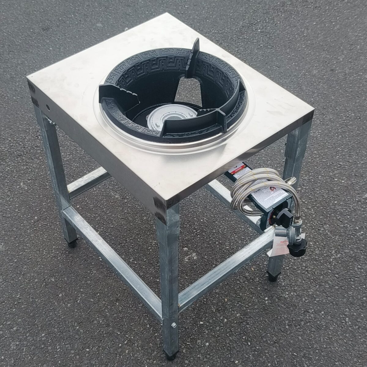 Large high pressure gas burner with stand - Image 5