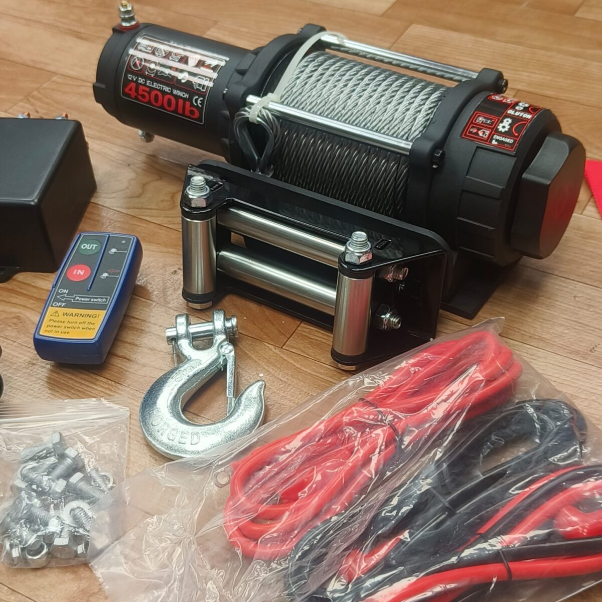 Electric winch 2tonnes 4500pounds