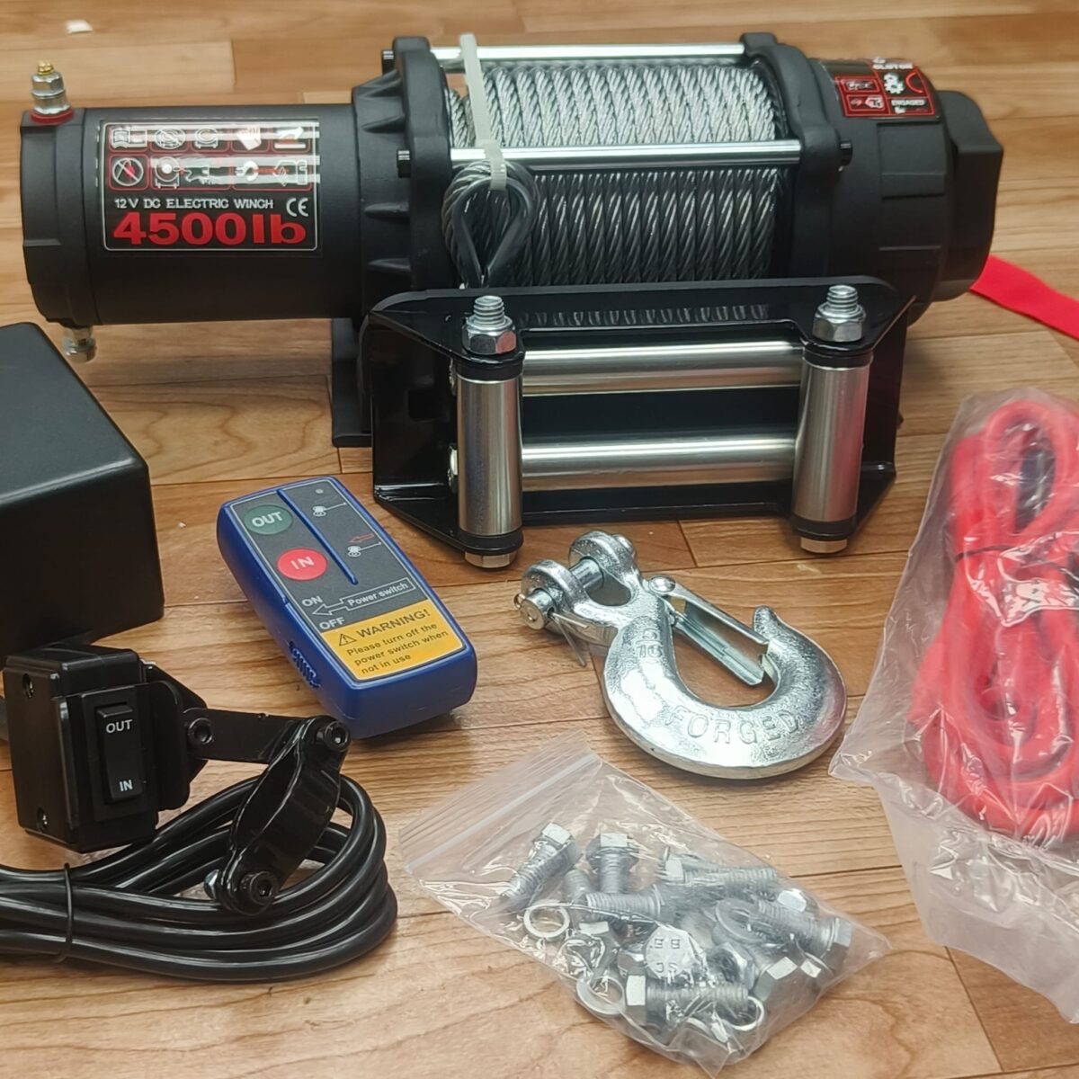 Electric winch 2tonnes 4500pounds - Image 2