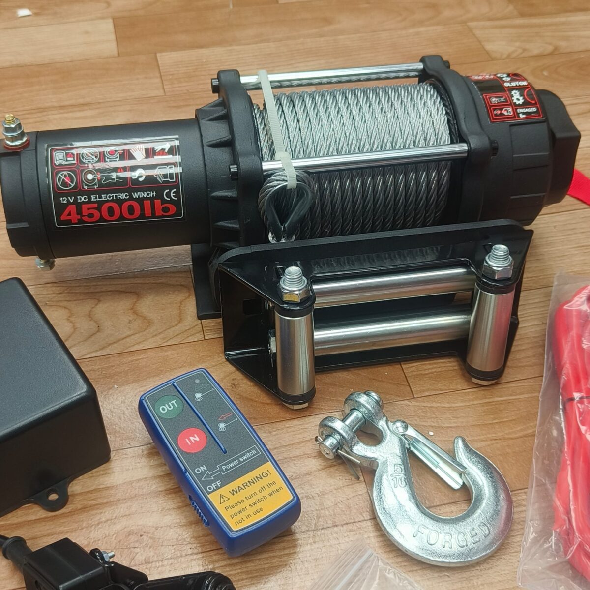 Electric winch 2tonnes 4500pounds - Image 4