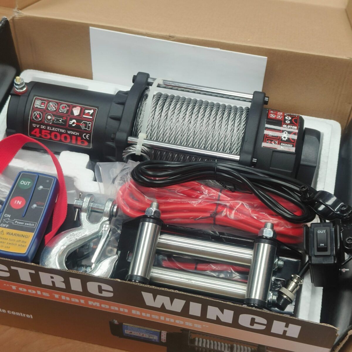 Electric winch 2tonnes 4500pounds - Image 6