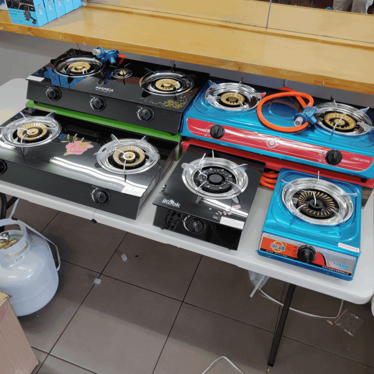 Gas Stove Double Burner Glass Top - Image 4