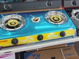 Gas Stove Triple Burner Stainless steel