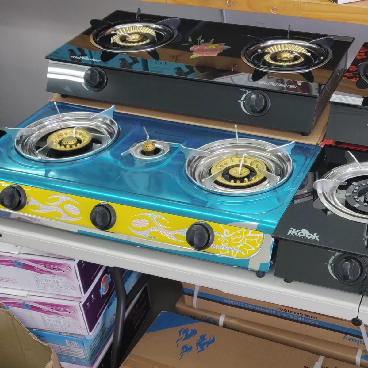 Gas Stove Triple Burner Stainless steel - Image 3