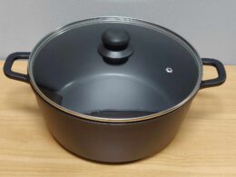 Aluminium induction pot 32cm diameter, 9.5L