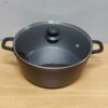 Aluminium induction pot, 22cm diameter, 3L