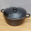 Aluminium induction pot, 22cm diameter, 3L - Image 2