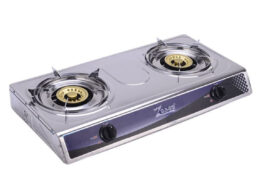 Double Stainless Steel Gas Cooker
