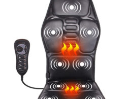 Portable Heating Vibrating Full Upper Body Massager Chair Pain Relief